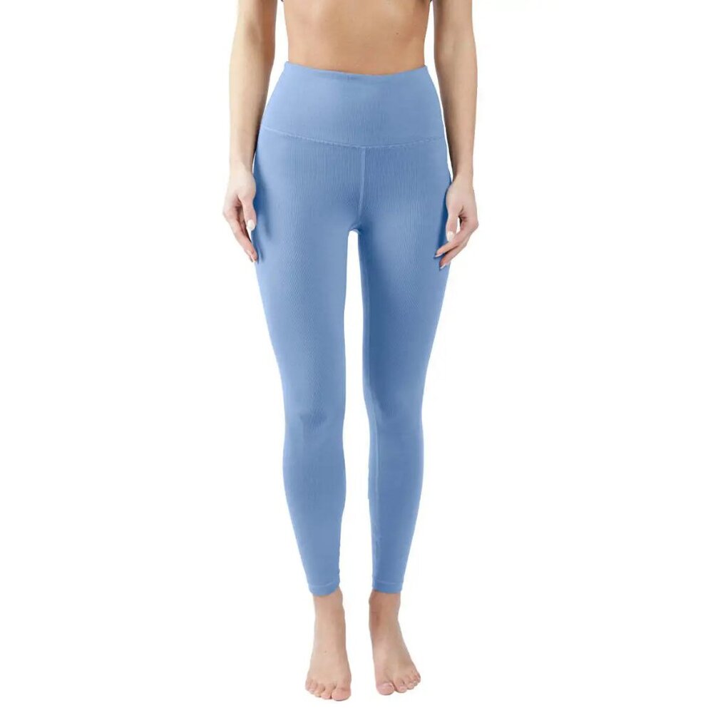 90 Degree By Reflex High Waist Ribbed 7/8th Ankle Leggings/NWT/M